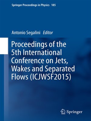 cover image of Proceedings of the 5th International Conference on Jets, Wakes and Separated Flows (ICJWSF2015)
